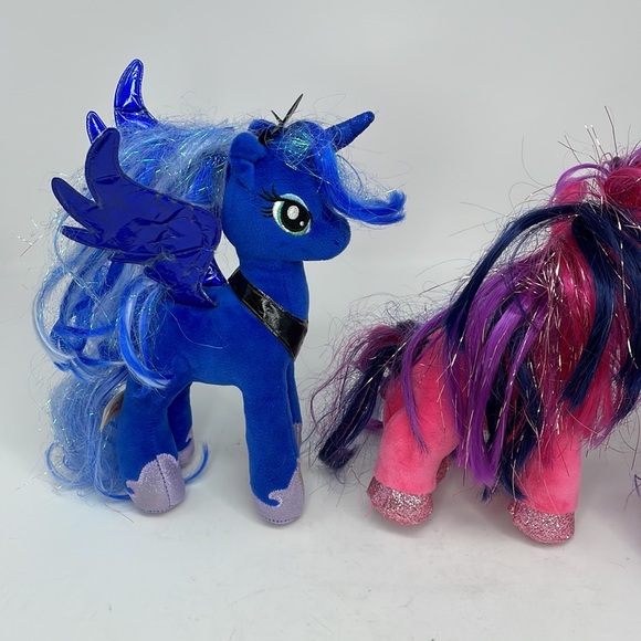 3 TY Beanie Babies My Little Pony Plush - Picture 9 of 17